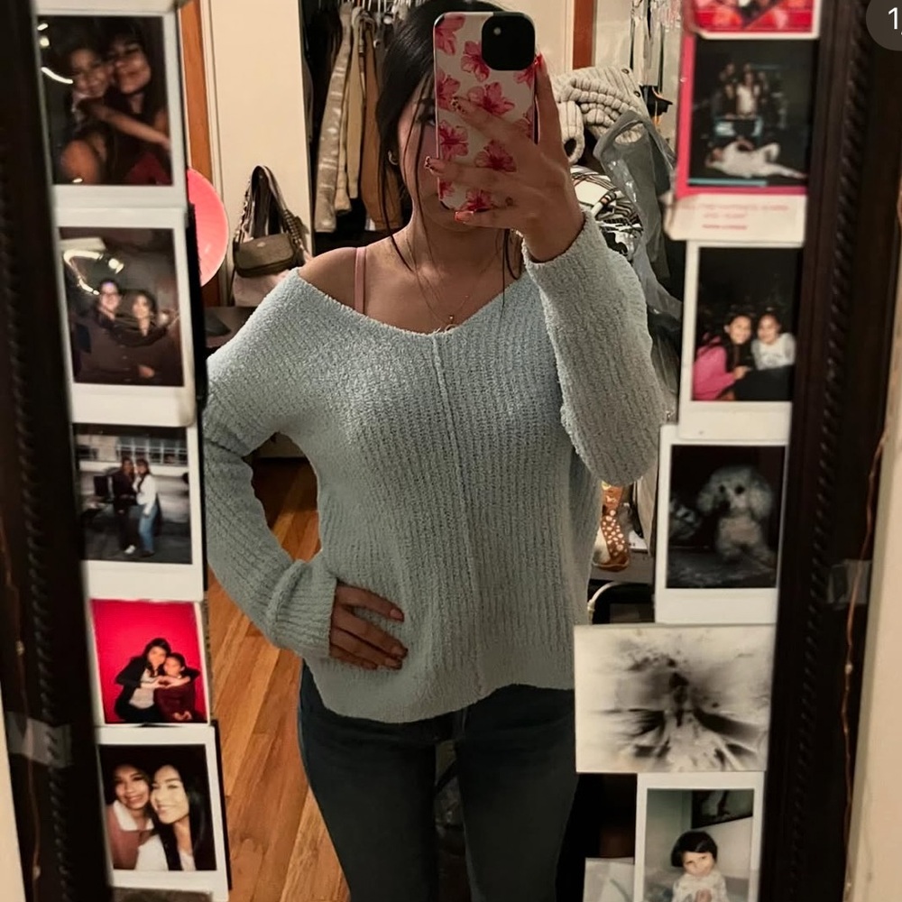 Women's Light Blue Sweater